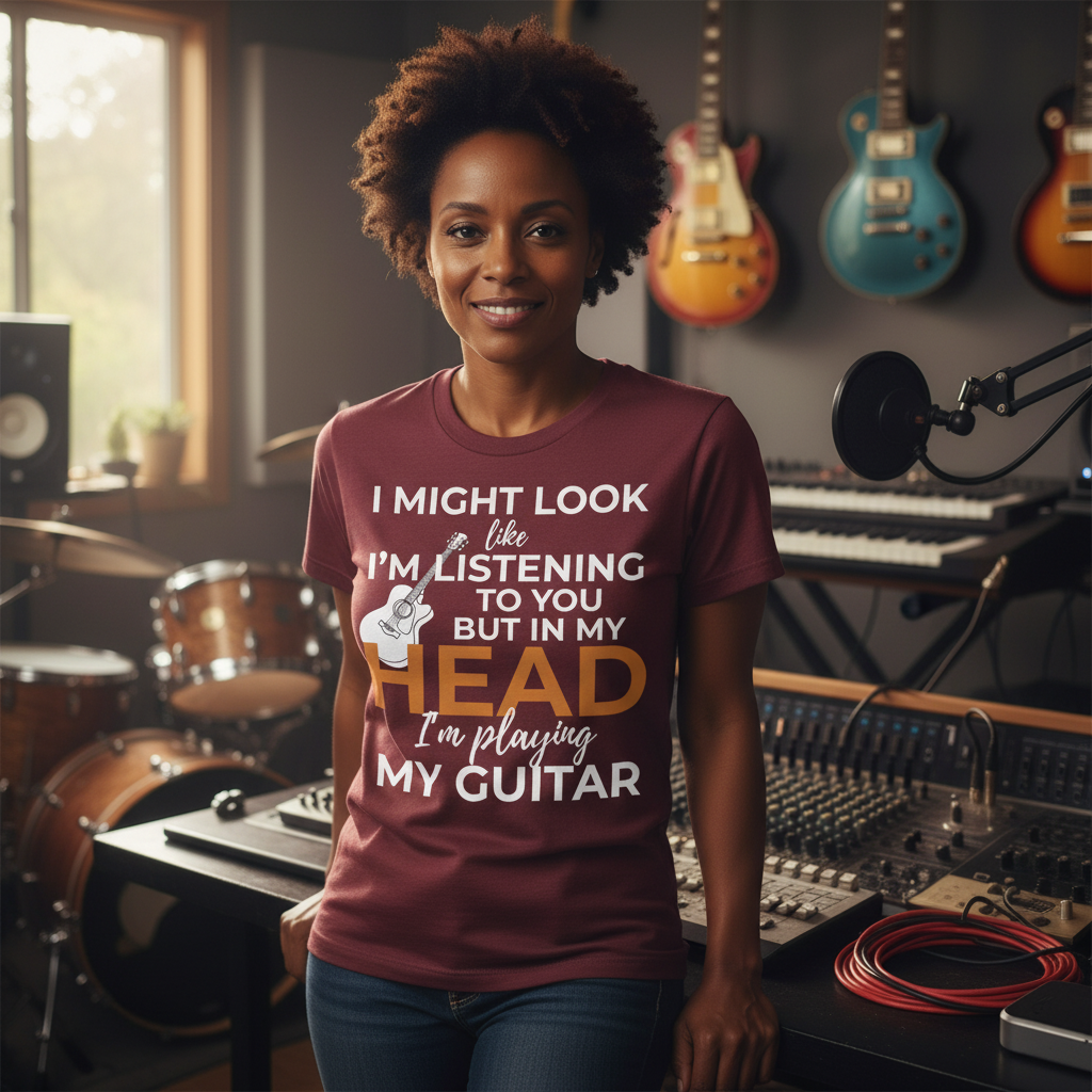 I Might Look Like I'm Listening but in My Head I'm Playing My Guitar