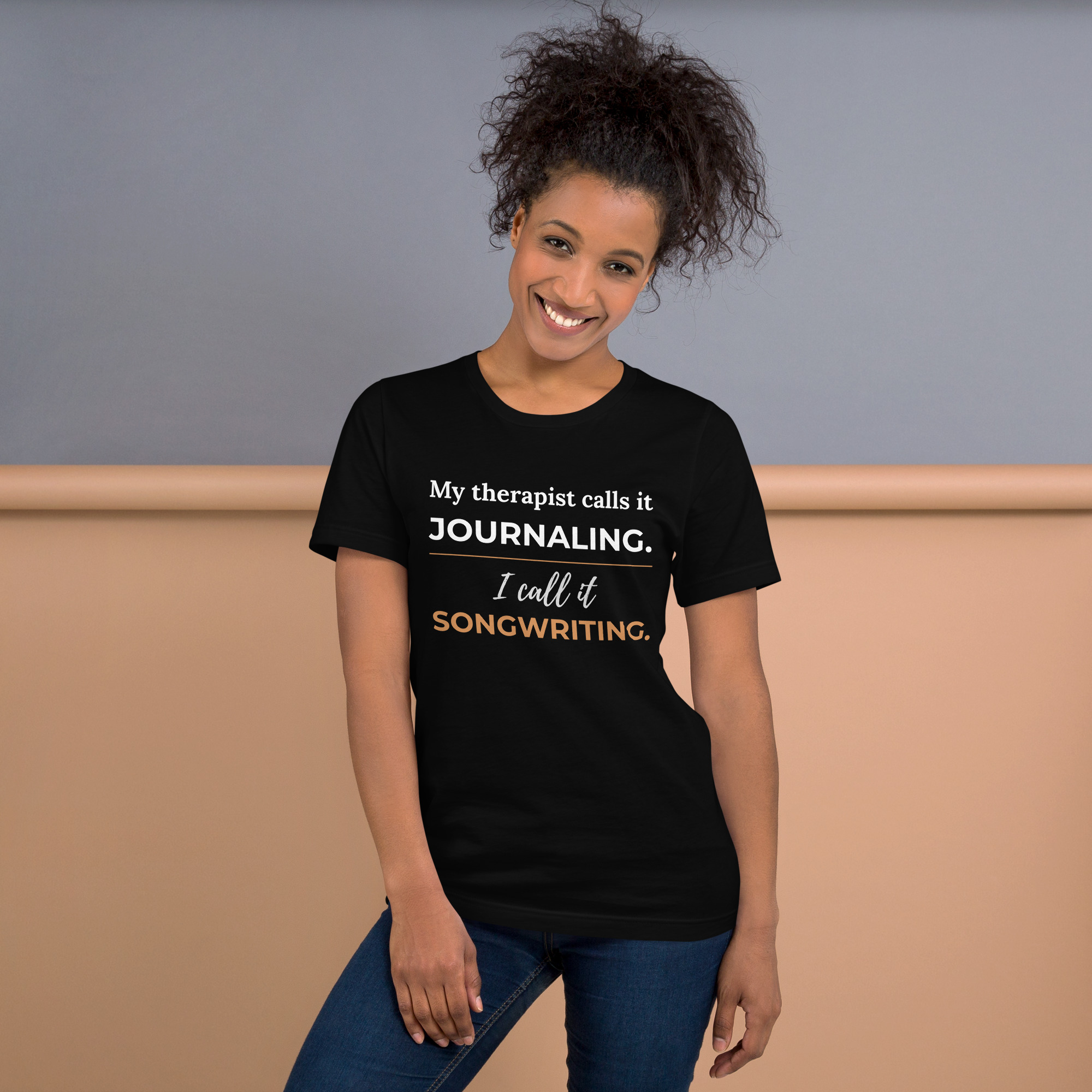 My Therapist Calls It Journaling, I Call It Songwriting — Songwriter T-Shirt | ChordThread - Image 6