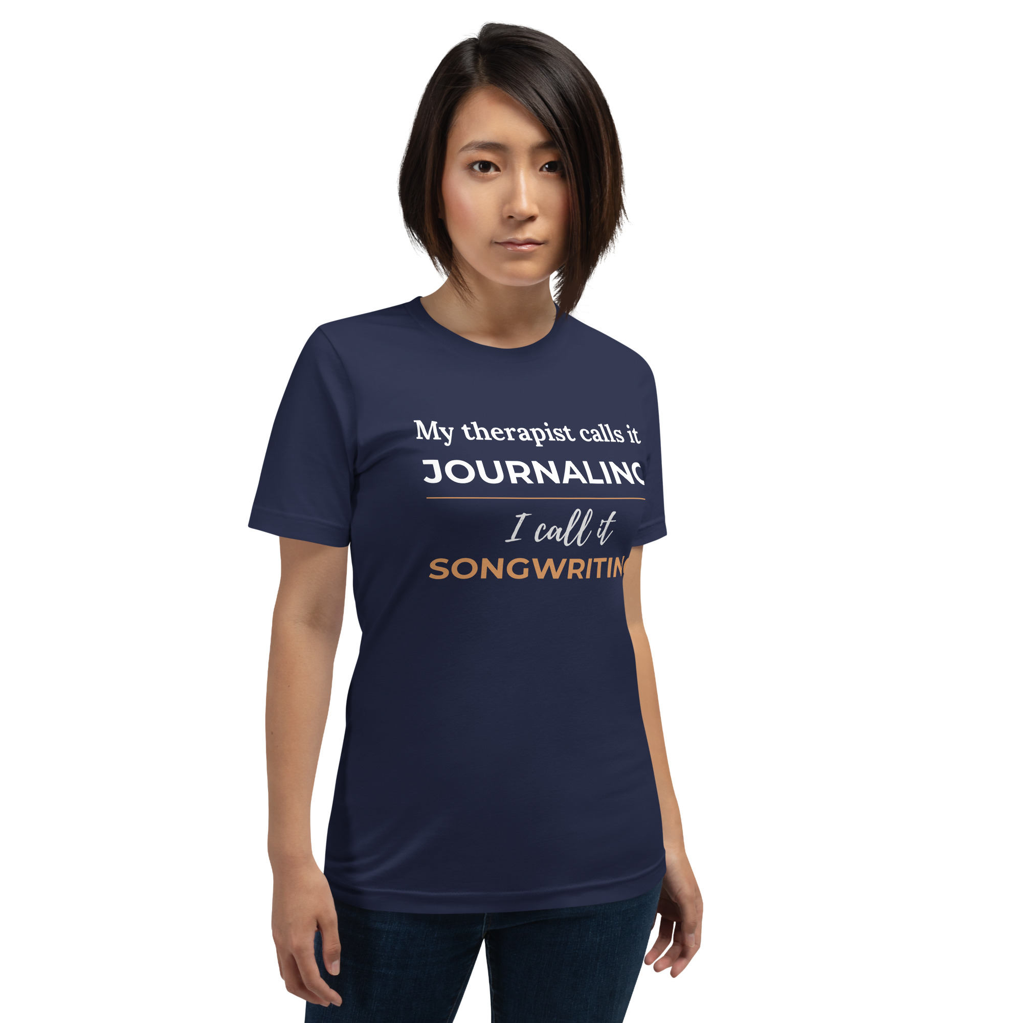 My Therapist Calls It Journaling, I Call It Songwriting — Songwriter T-Shirt | ChordThread - Image 5