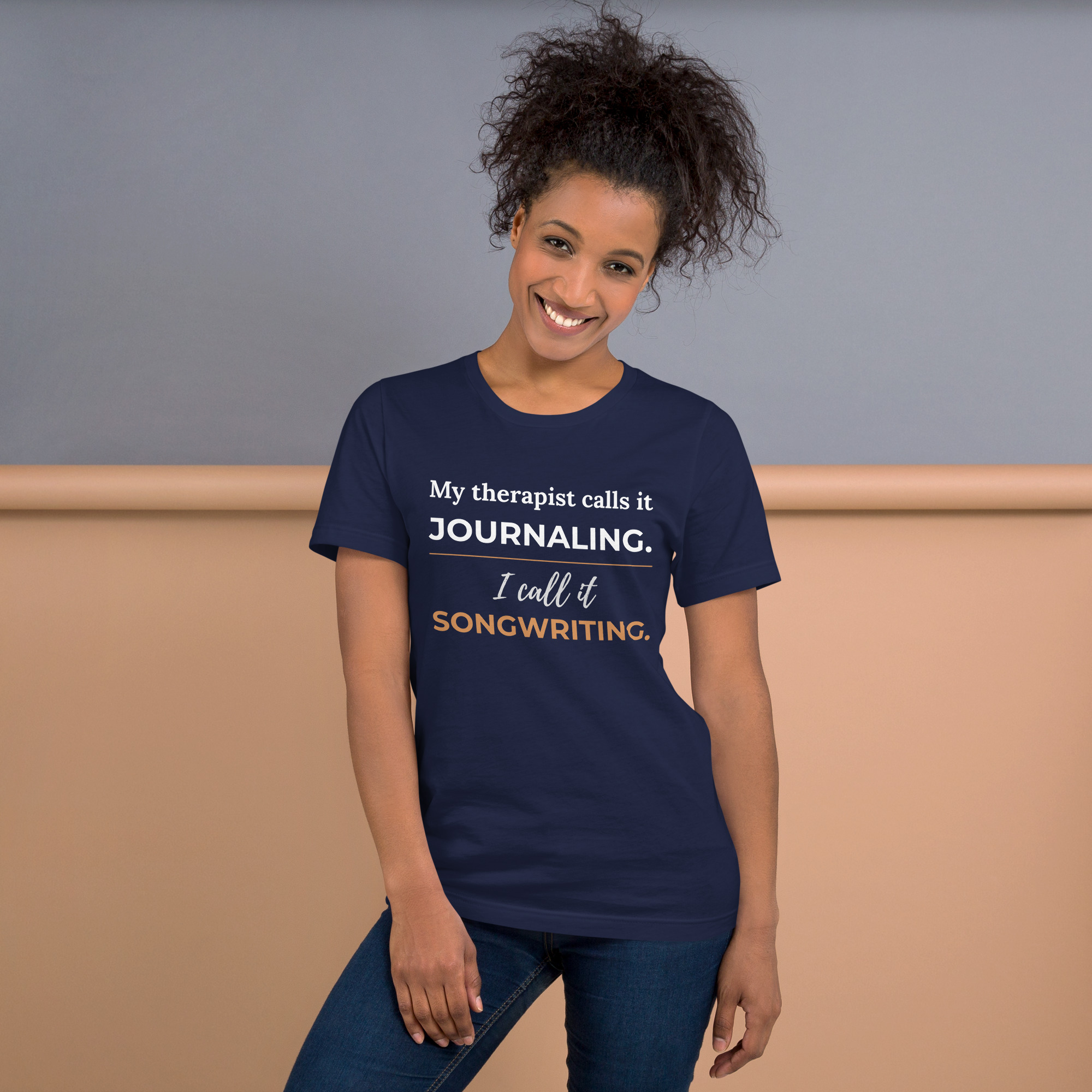 My Therapist Calls It Journaling, I Call It Songwriting — Songwriter T-Shirt | ChordThread - Image 7